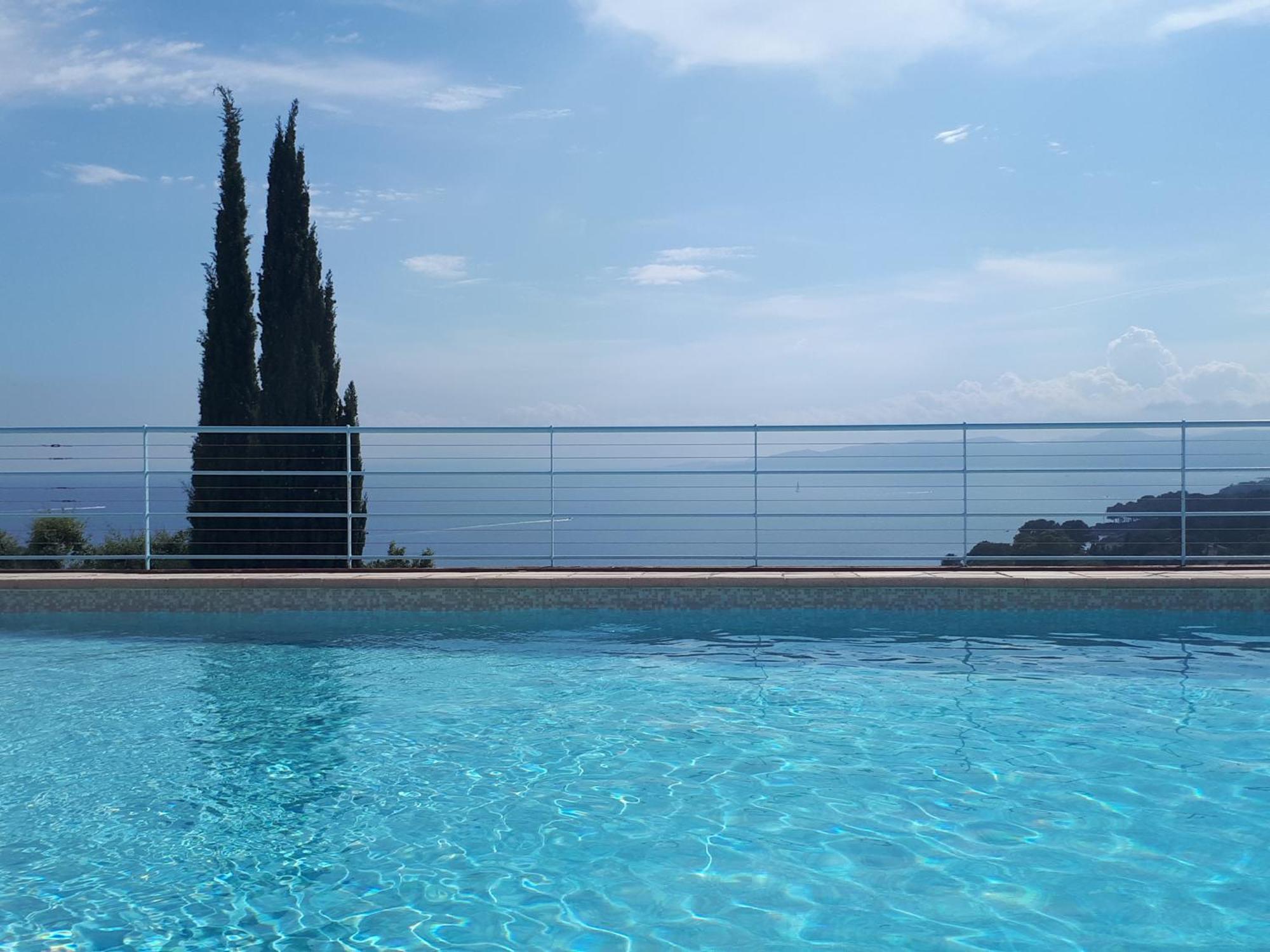 Duplex, Vue Panoramique Sur La Mediterranee, Piscine, Garage Сен-Рафаэль Экстерьер фото